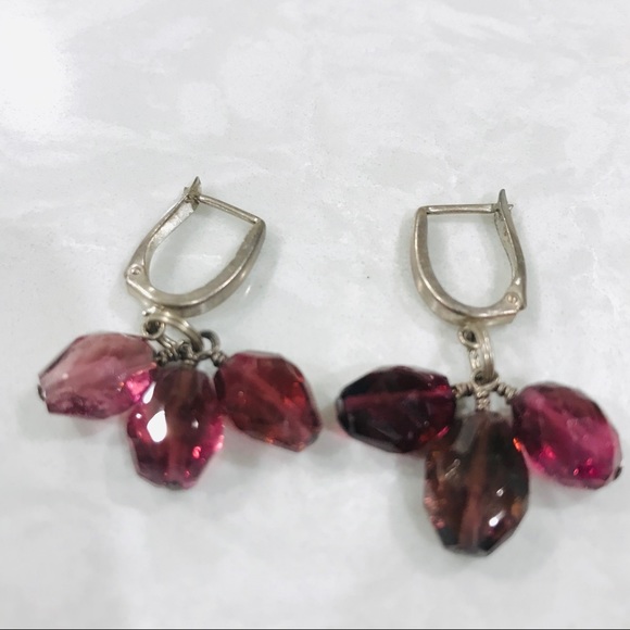 Anthropologie Jewelry - Semi precious dangle earrings